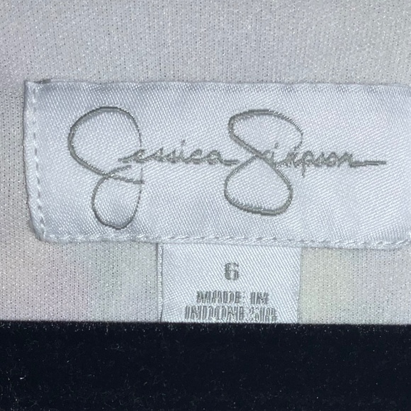 Jessica Simpson floral wrap dress Sz 6 3/4 sleeve - Picture 4 of 7